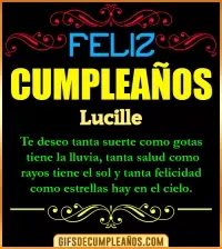 GIF Frases de Cumpleaños Lucille